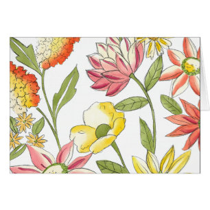 Diseño de jardines florales con fondo blanco