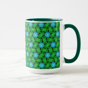 Diseño de Jimette de la TAZA del paquete azul y