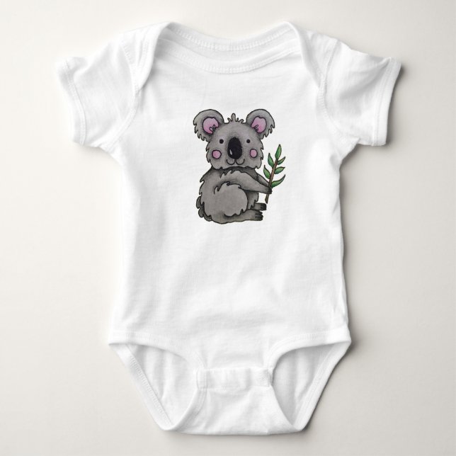 Diseño de koala para pelele de bebé (Anverso)