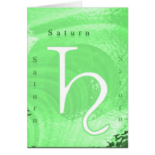 Diseño de la astrología del zodiaco de Saturn