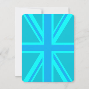 Diseño de la bandera británica de la unión turques