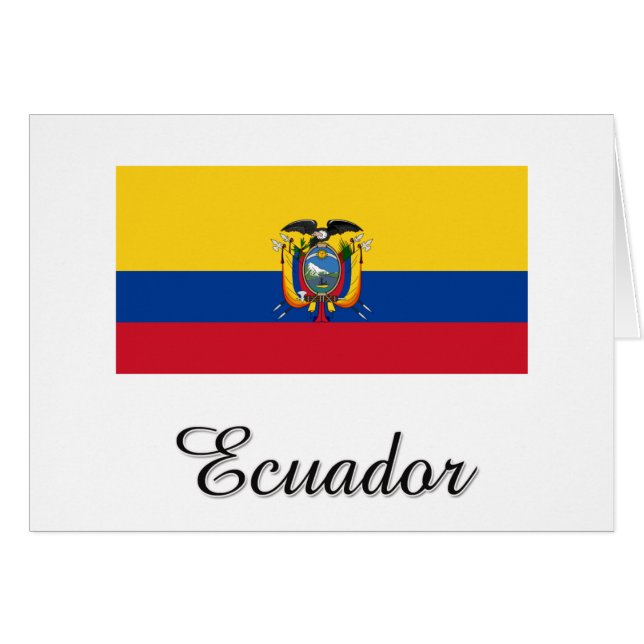 Diseño de la bandera de Ecuador (Anverso (Horizontal))