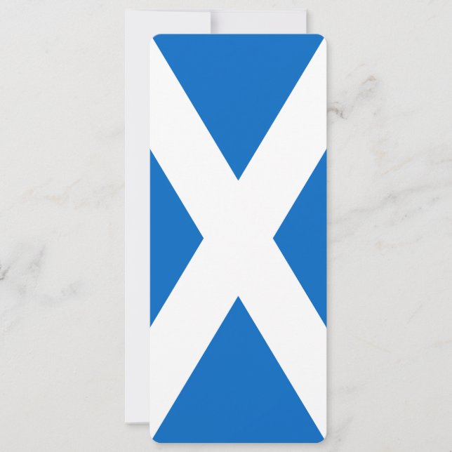 Diseño de la bandera de Escocia (Anverso)