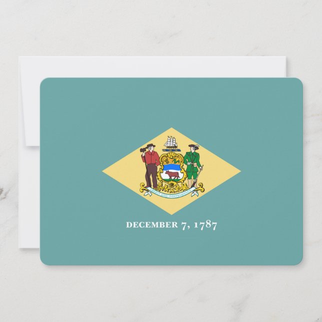Diseño de la bandera de estado de Delaware (Anverso)