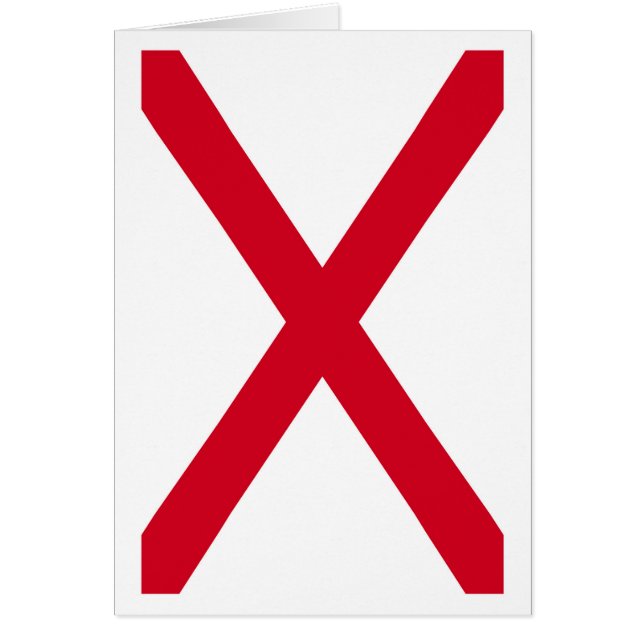 Diseño de la bandera del estado de Alabama (Frente)