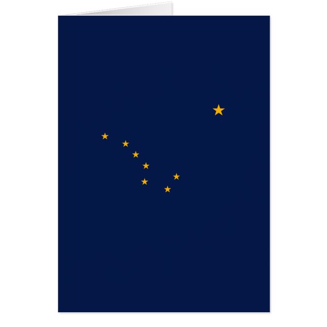 Diseño de la bandera del estado de Alaska (Frente)