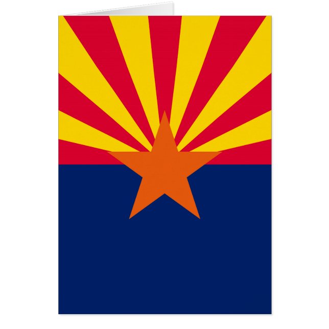 Diseño de la bandera del estado de Arizona (Frente)