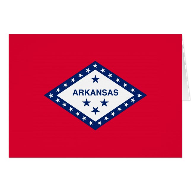 Diseño de la bandera del estado de Arkansas (Anverso (Horizontal))