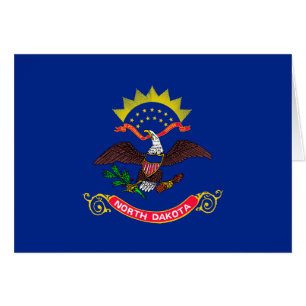 Diseño de la bandera del estado de Dakota del Nort
