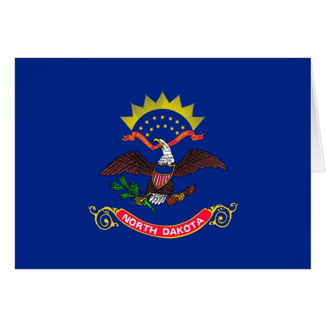 Diseño de la bandera del estado de Dakota del Nort (Anverso (Horizontal))