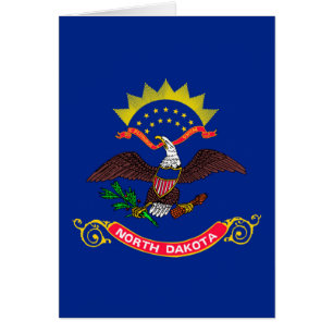 Diseño de la bandera del estado de Dakota del Nort