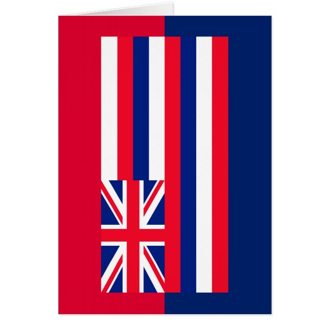 Diseño de la bandera del estado de Hawái (Frente)