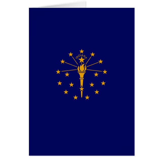Diseño de la bandera del estado de Indiana (Frente)
