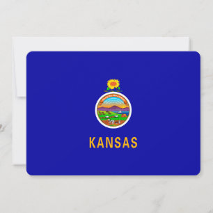 Diseño de la bandera del estado de Kansas