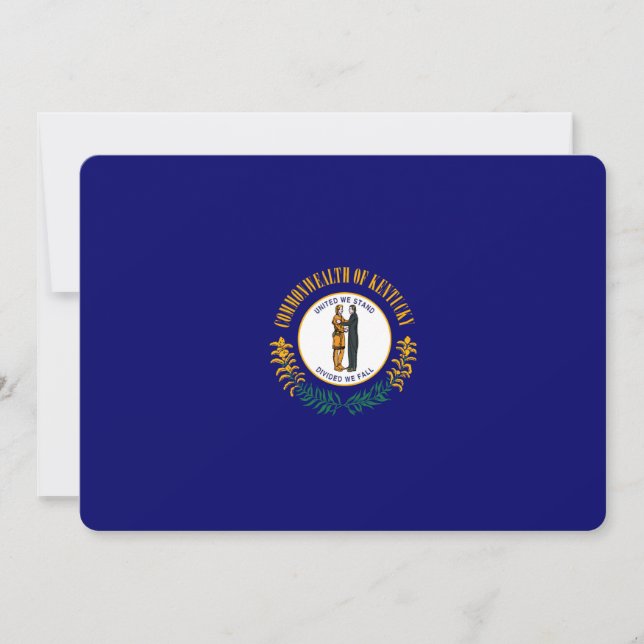 Diseño de la bandera del estado de Kentucky (Anverso)