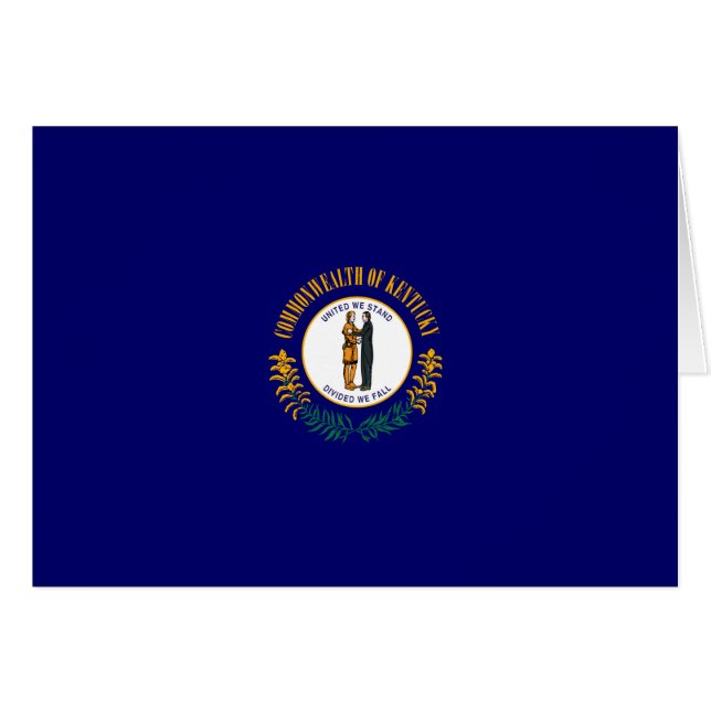Diseño de la bandera del estado de Kentucky (Anverso (Horizontal))