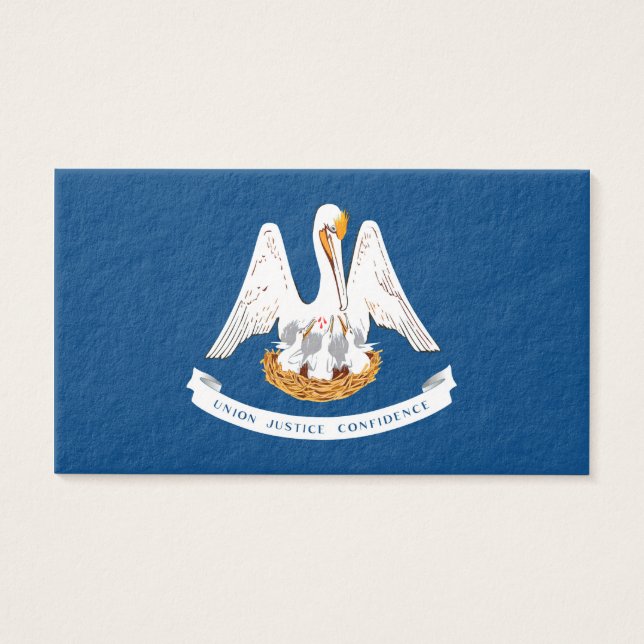 Diseño de la bandera del estado de Louisiana (Frente)