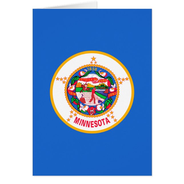 Diseño de la bandera del estado de Minnesota (Frente)