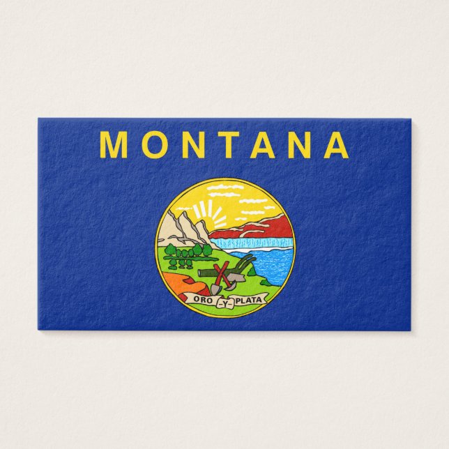 Diseño de la bandera del estado de Montana (Frente)