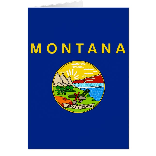 Diseño de la bandera del estado de Montana (Frente)