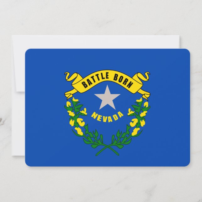Diseño de la bandera del estado de Nevada (Anverso)