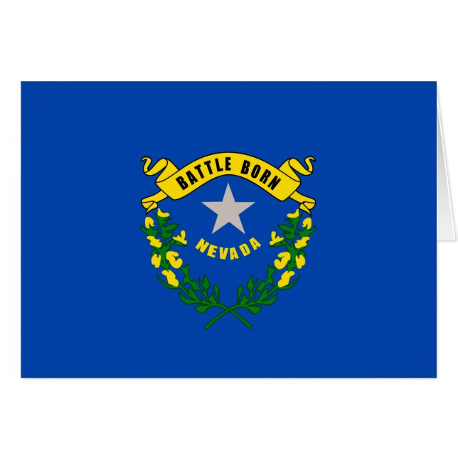 Diseño de la bandera del estado de Nevada (Anverso (Horizontal))