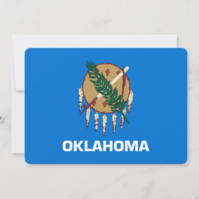Diseño de la bandera del estado de Oklahoma (Anverso)