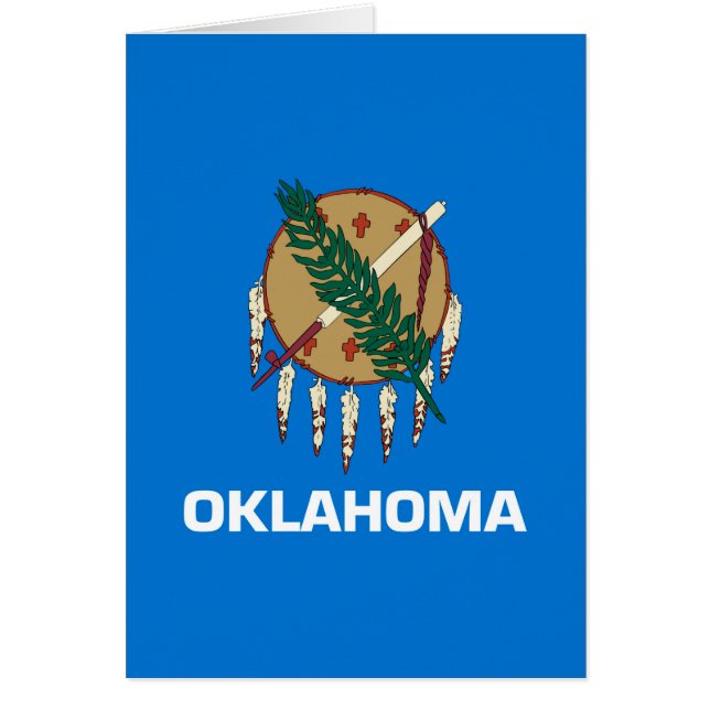 Diseño de la bandera del estado de Oklahoma (Frente)