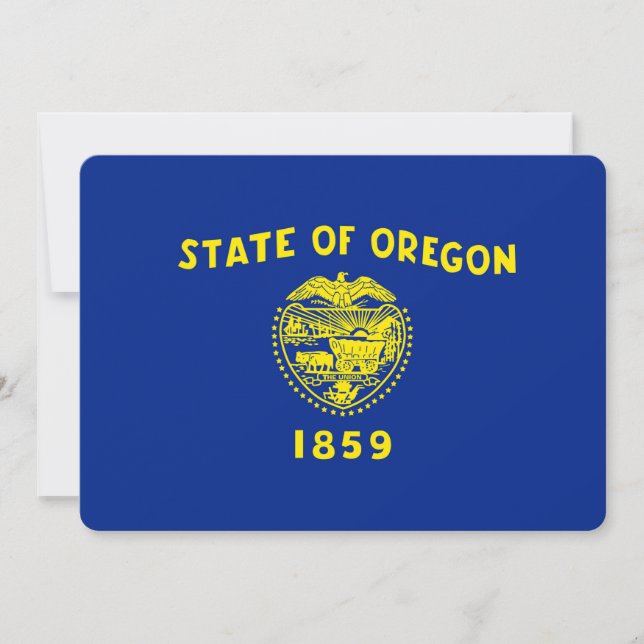 Diseño de la bandera del estado de Oregon (Anverso)