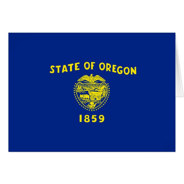 Diseño de la bandera del estado de Oregon (Anverso (Horizontal))