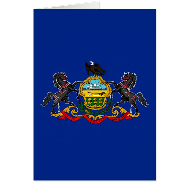 Diseño de la bandera del estado de Pennsylvania (Frente)