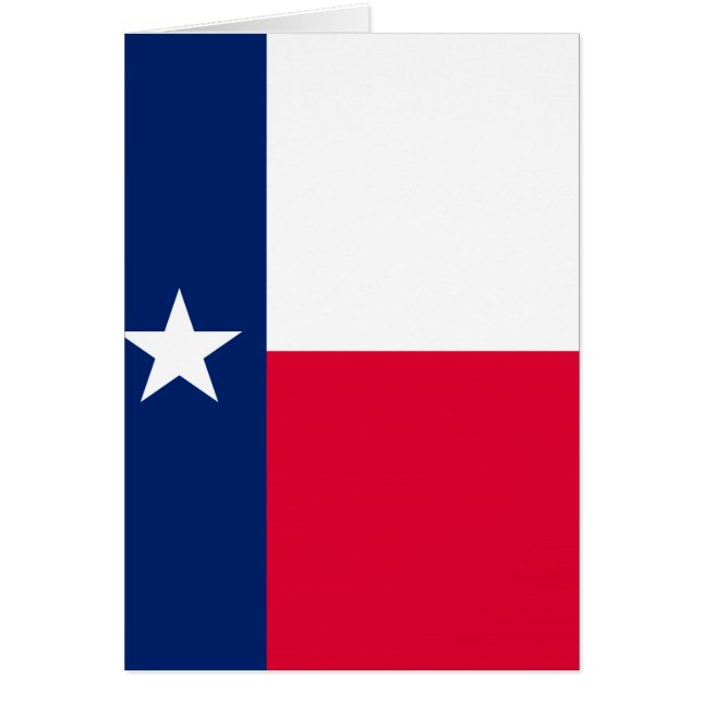 Diseño de la bandera del estado de Texas (Frente)