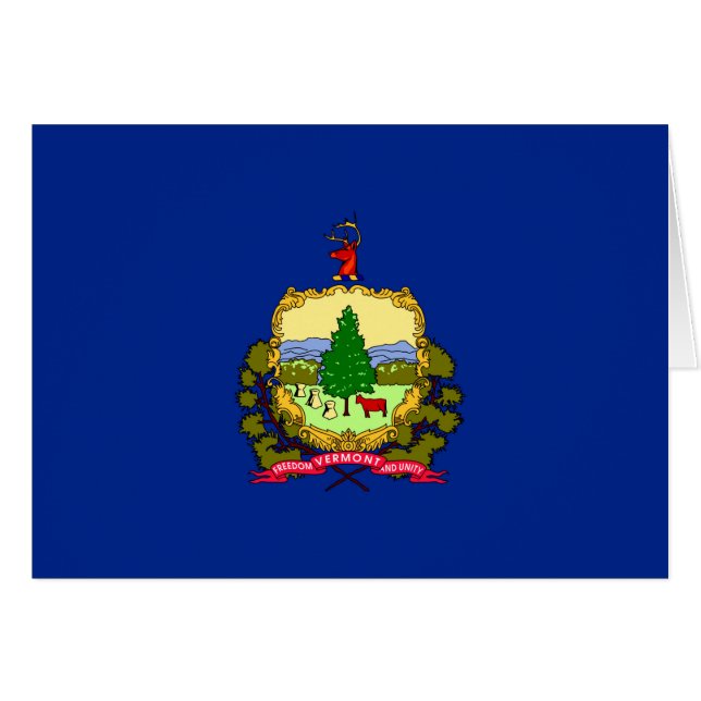 Diseño de la bandera del estado de Vermont (Anverso (Horizontal))