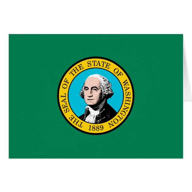 Diseño de la bandera del estado de Washington (Anverso (Horizontal))