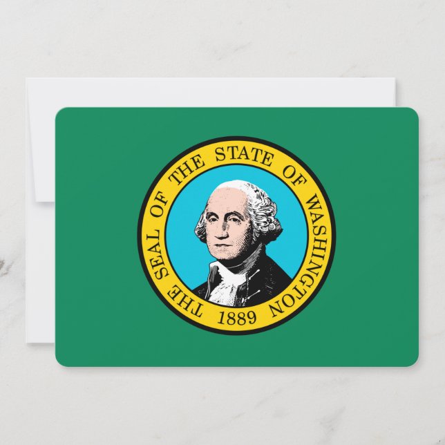 Diseño de la bandera del estado de Washington (Anverso)