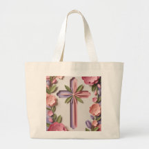 Diseño de la bolsa de toques de la cruz cristiana