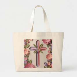 Diseño de la bolsa de toques de la cruz cristiana 