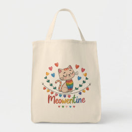 Diseño de la bolsa de Totes Meowentine Day