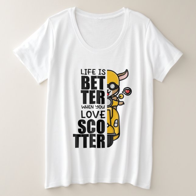 Diseño de la cabra de Scooter (Anverso del diseño)