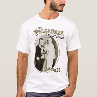 Diseño de la camisa de la reunión de familia de