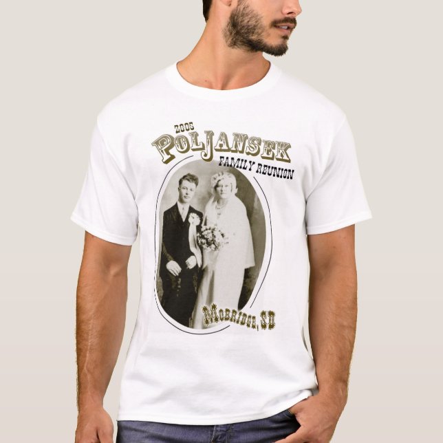 Diseño de la camisa de la reunión de familia de (Anverso)