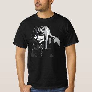 Diseño de la camiseta de Anime Tee, Chica suicida