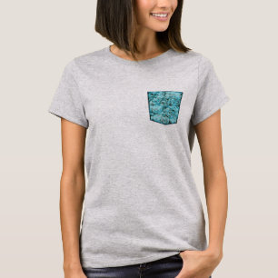 diseño de la camiseta de la camiseta del bolsillo