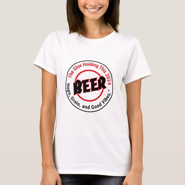 DISEÑO DE LA CAMISETA DE LA CERVEZA (Anverso)