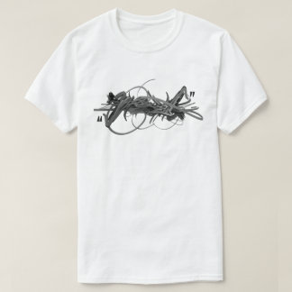 Diseño de la camiseta de la pintada organizado