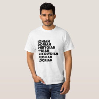 Diseño de la camiseta de los modos para los