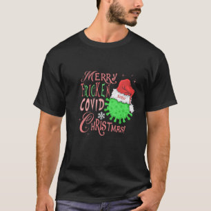Diseño de la camiseta de Navidades Merry Fricken
