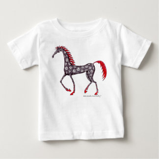 Diseño de la camiseta del bebé del dibujo de la