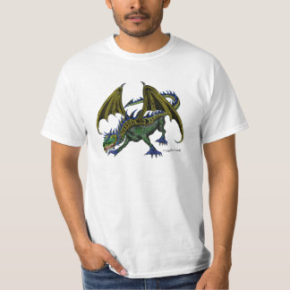 Diseño de la camiseta del dragón