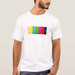 Diseño de la camiseta del espectro de banda de col